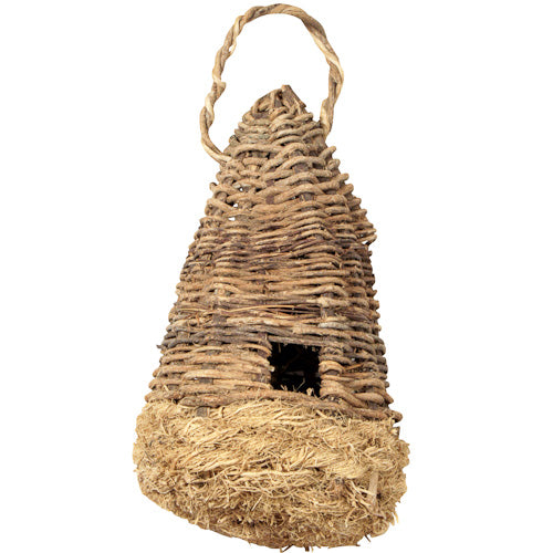 Red de Negocios Artesanales, Casa de Pájaros de Vetiver, Materiales de Césped Natural, Diseño Aromático y Sostenible, Hecho a Mano