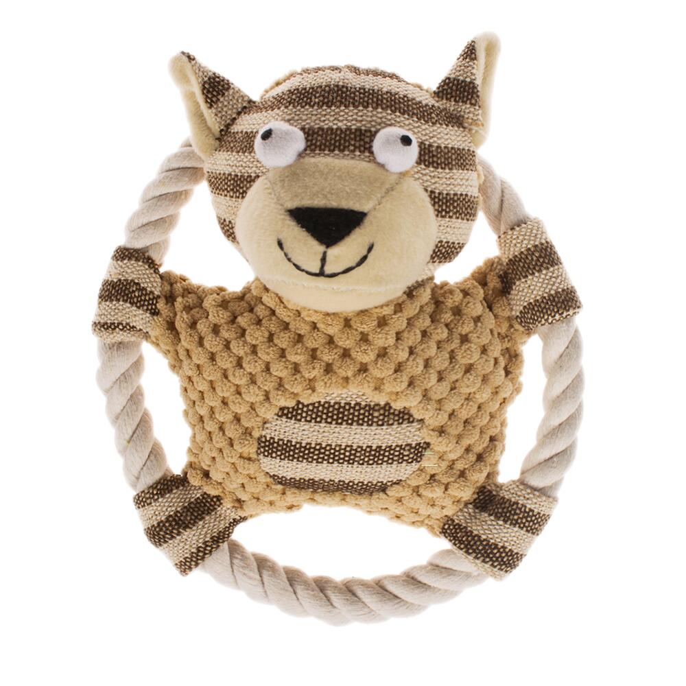 Juego de juguetes de peluche para perros TZ, paquete de 6, juguetes chirriantes, no tóxicos para perros pequeños, duraderos y que alivian la ansiedad