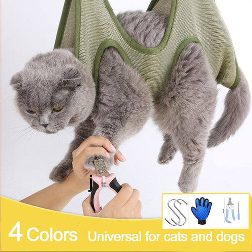 Bolsa de sujeción para el cuidado de mascotas pequeñas Pandora amarilla con hamaca, ventilación, visibilidad, cuidado sin estrés, ajuste ajustable, transpirable y cómoda, duradera