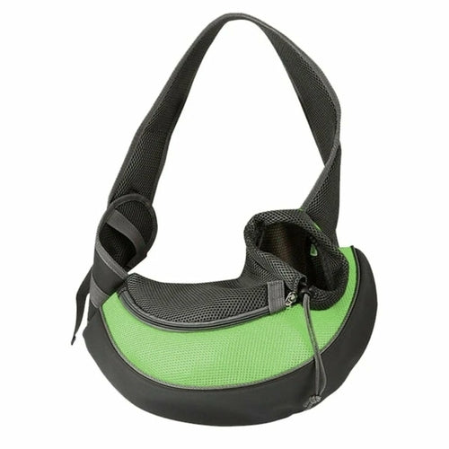 Bolsa de hombro para transportar mascotas Pandora amarilla, varios colores, diseño liviano y transpirable, correa de hombro cómoda, hebilla de correa, gancho incorporado y cierre de velcro para un transporte seguro, duradera