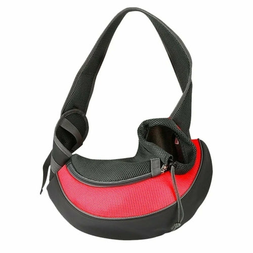 Bolsa de hombro para transportar mascotas Pandora amarilla, varios colores, diseño liviano y transpirable, correa de hombro cómoda, hebilla de correa, gancho incorporado y cierre de velcro para un transporte seguro, duradera