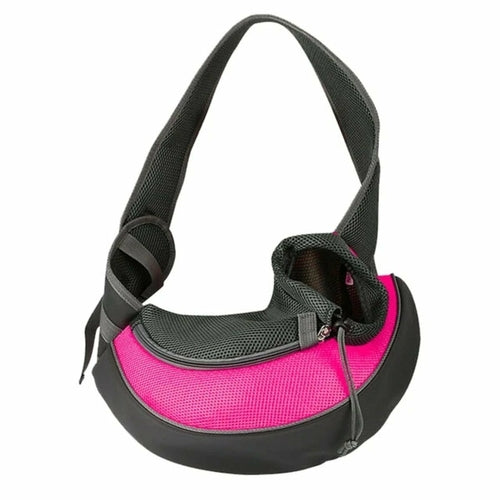 Bolsa de hombro para transportar mascotas Pandora amarilla, varios colores, diseño liviano y transpirable, correa de hombro cómoda, hebilla de correa, gancho incorporado y cierre de velcro para un transporte seguro, duradera