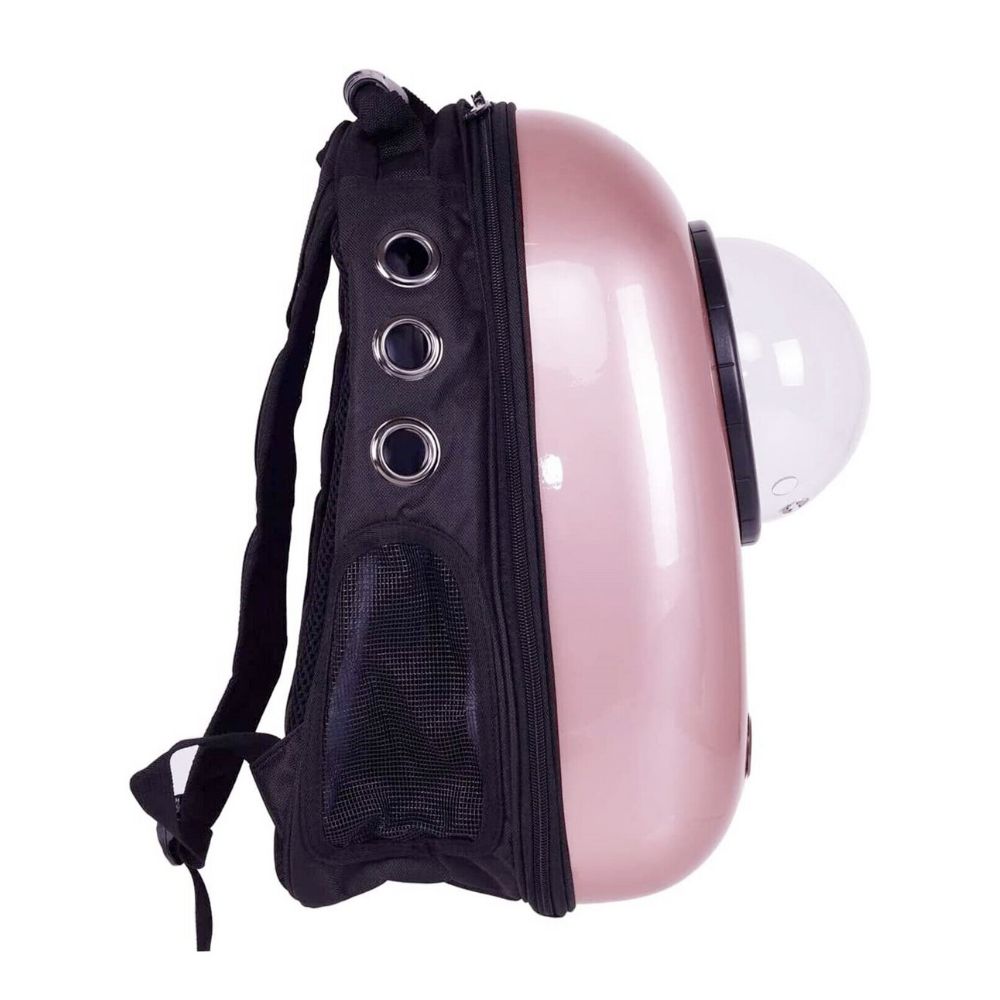 Mochila de viaje para mascotas Pandora amarilla, varios colores, diseño transpirable, paneles en dos lados y en la parte inferior para el flujo de aire, duradera, 12,6" x 11,5" x 16,5"