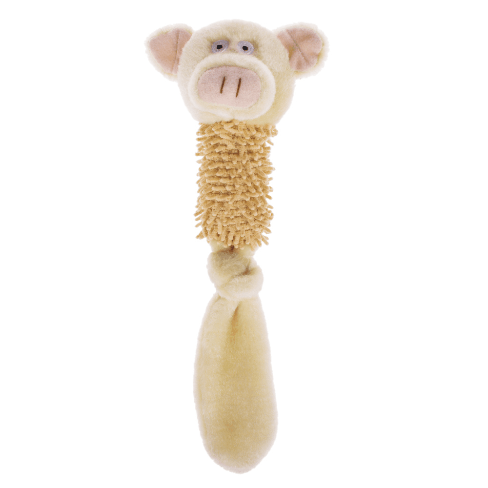 Juego de juguetes de peluche para perros TZ, paquete de 6, juguetes chirriantes, no tóxicos para perros pequeños, duraderos y que alivian la ansiedad
