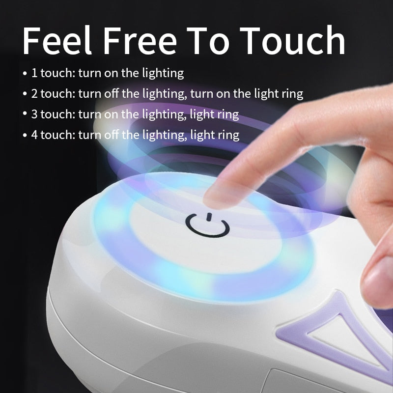 Correa retráctil automática para perros o gatos con iluminación amarilla Pandora, varios colores, bloqueo y frenado con un solo toque, agarre suave, diseño ergonómico, duradera